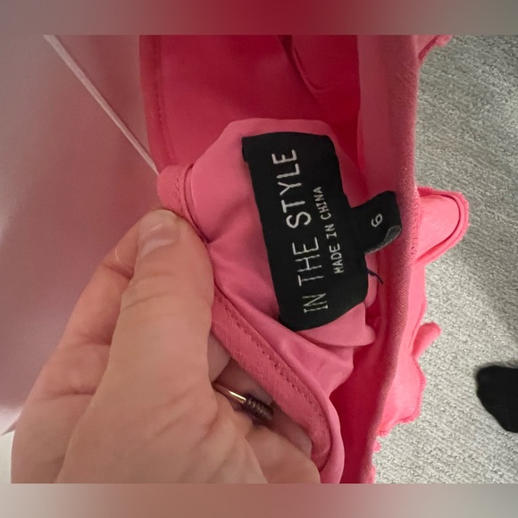 Lorna Luxe raine ruffle mini dress hot pink - Picture 5 of 6